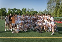 Boys Varsity Lacrosse Team Wins First League Championship 